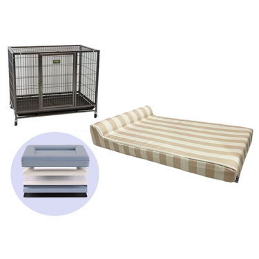 VEBO Orthopedic Memory Foam Bed for Stackable Crates [Size: Large]