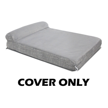 Plush Cover for Orthopedic Collapsible Wire Crate Bed [Small]