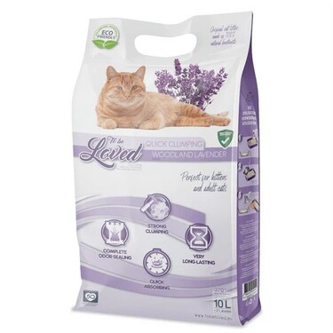 To Be Loved Cat Litter 10L [Scent: Woodland Lavender]