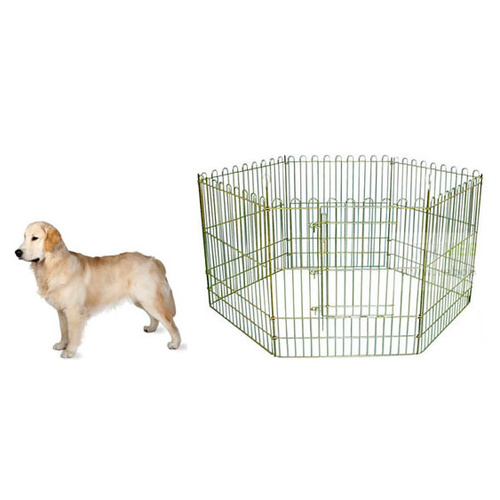 VEBO Extra Heavy Duty 6-Panel Outdoor Pet Dog Exercise Pen (42" tall)